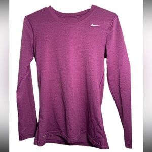 Nike Magenta Long Sleeve Top